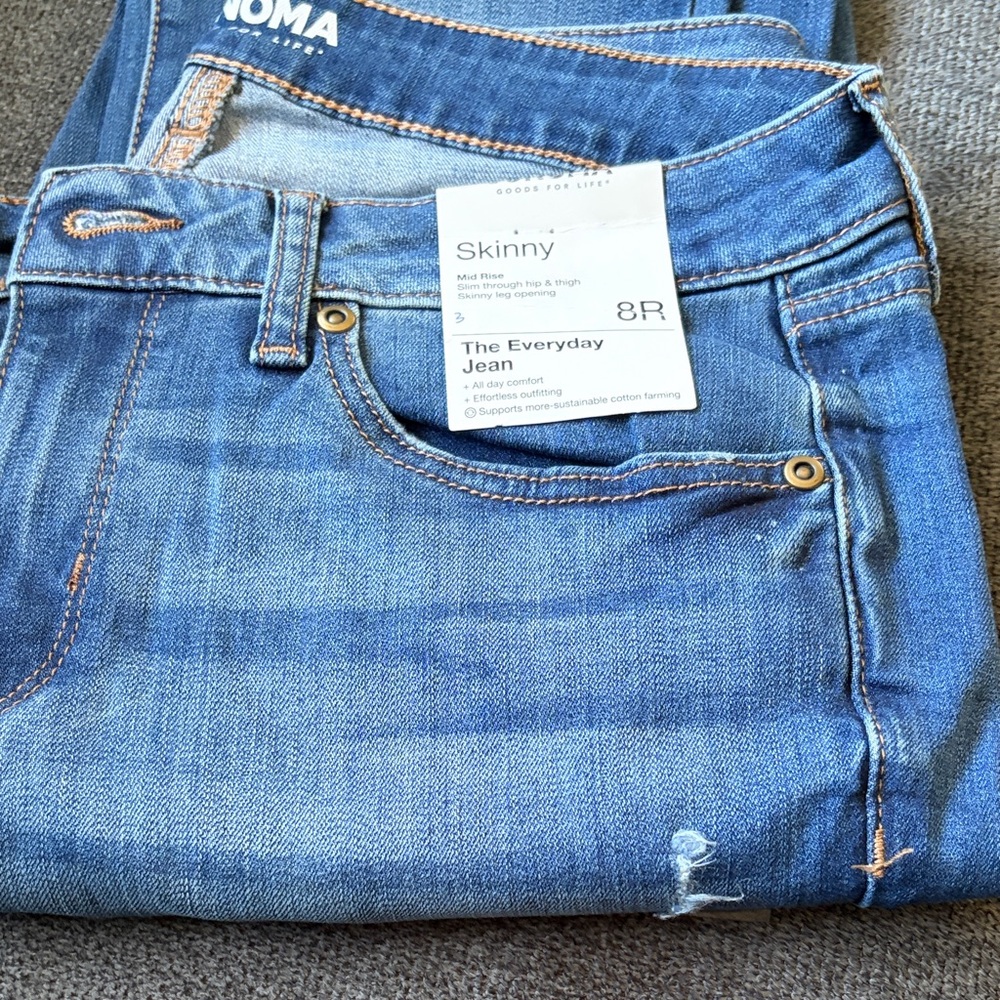 Sonoma Skinny Jeans in Medium Blue Wash